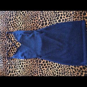 Dark blue dress, size small, worn once.